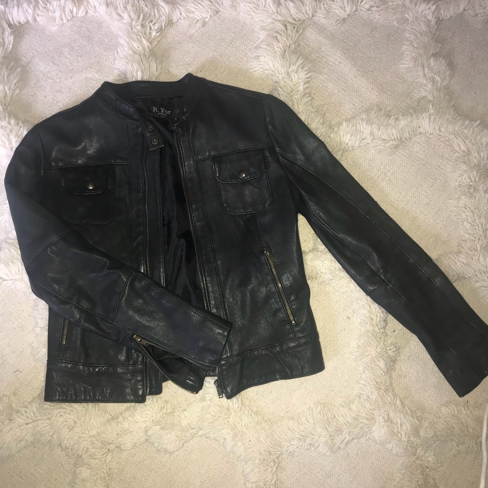 Leather jacket